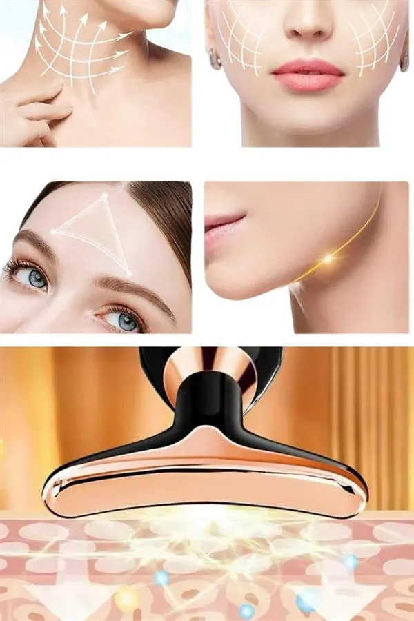 Gıdık Ve Sarkma Giderici Boyun Ve Yüz Güzellik Cihazı Pilli