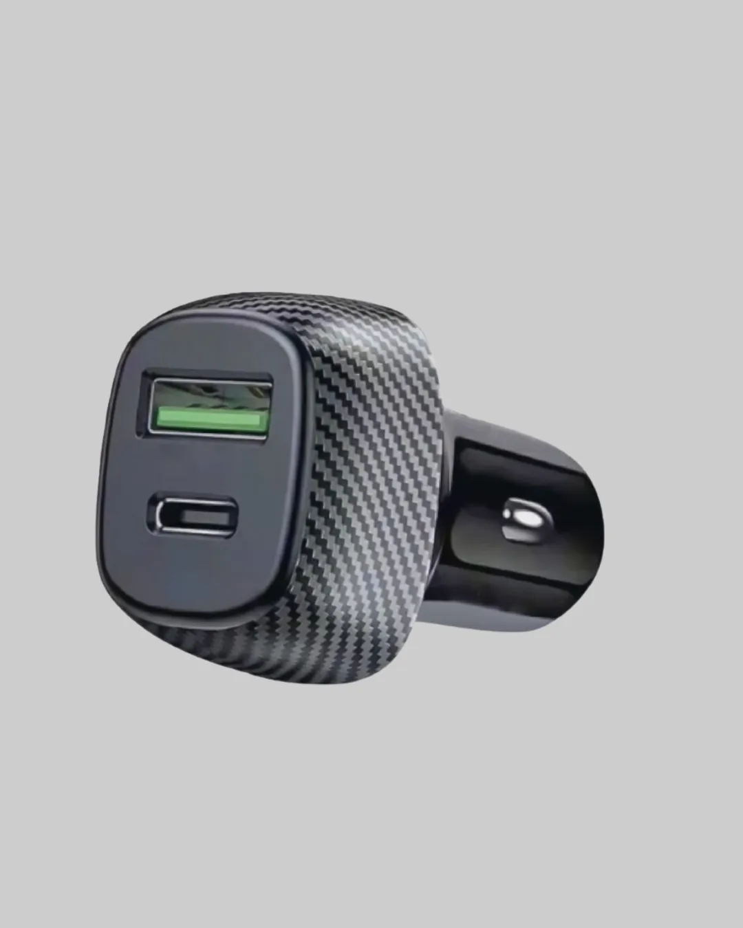 Araç Tipi Hızlı Şarj Adaptörü Type-C PD USB Çift Port Kompakt