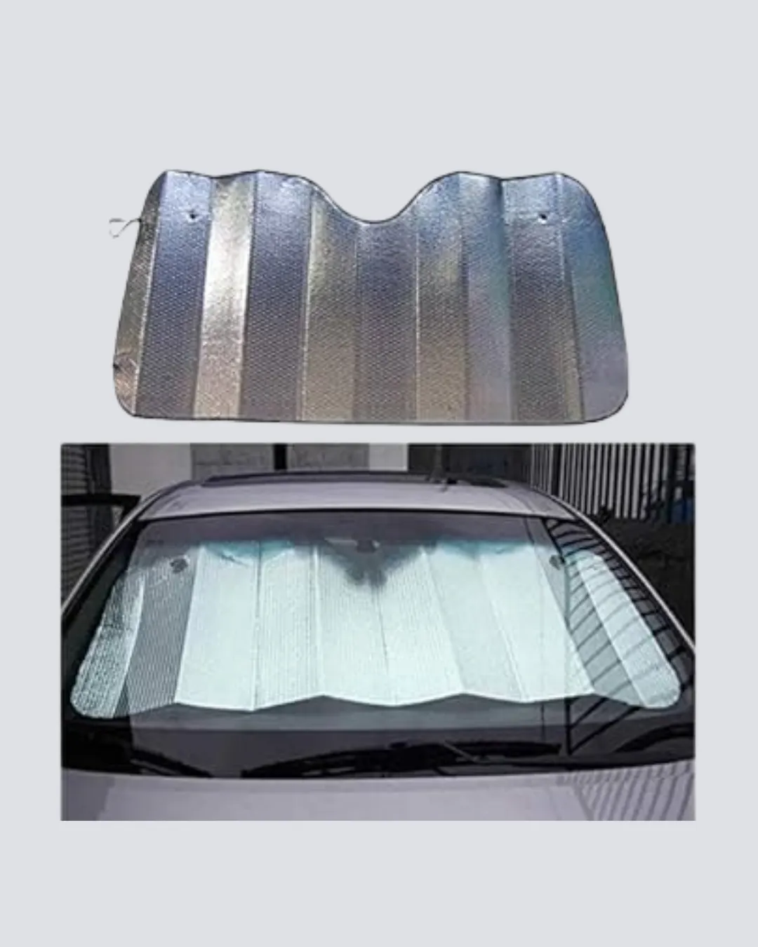 Otomobil Güneşliği – Katlanabilir Tasarım ve Süngerli Isı Yalıtımı