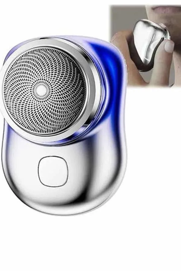 Mini Sıfır Sakal Yanak Tıraş Makinesi USB Şarjlı Sıfır Sakal Taşınabilir Korumalı