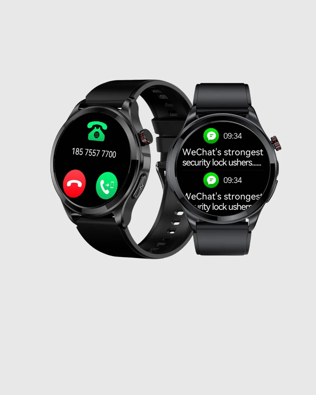 AMOLED Ekranlı Smartwatch – 3 Kordonlu, Kalp Atış & Uyku Takipli Akıllı Saat