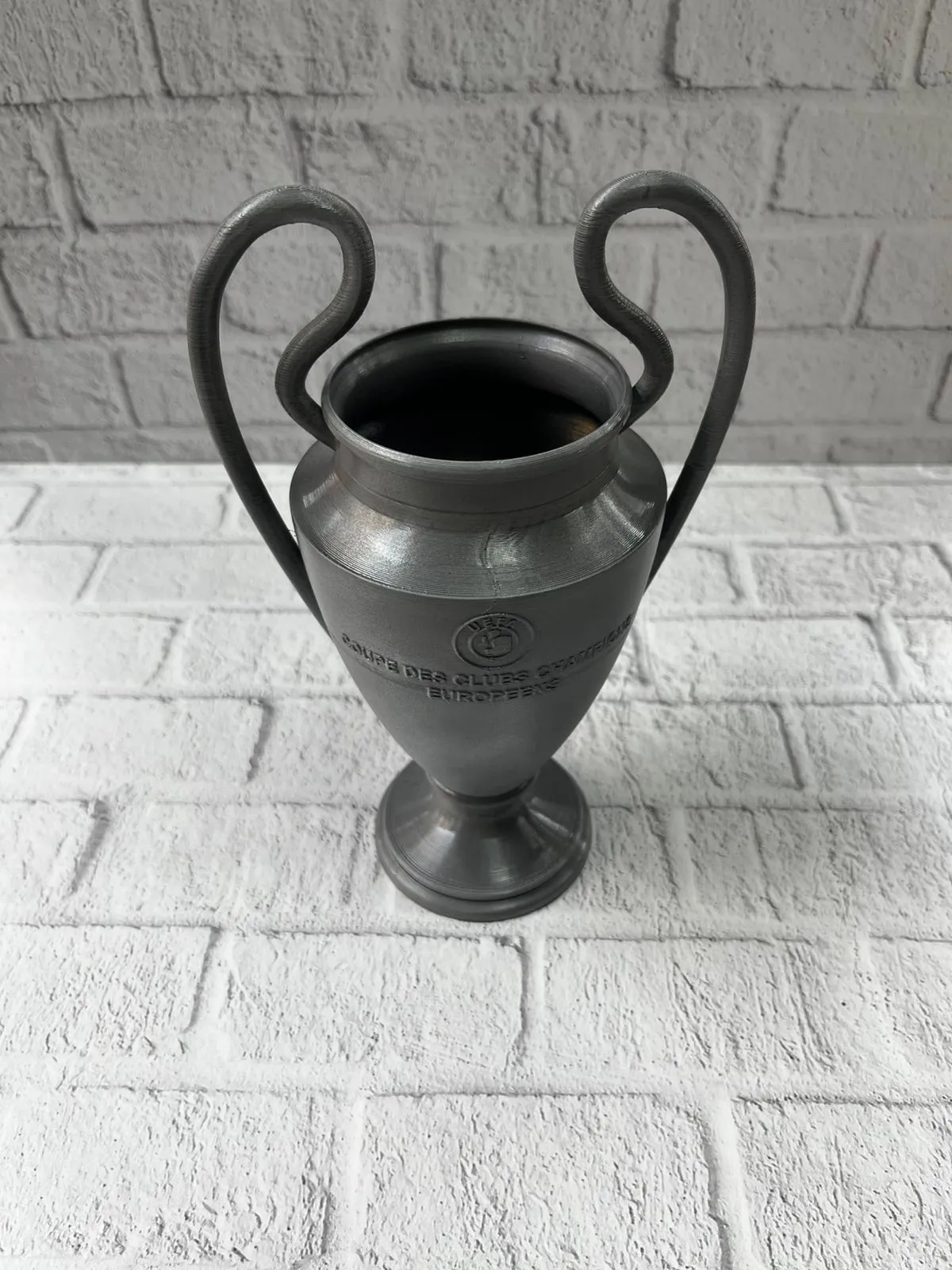 Füme Şampiyonlar Kupası 25cm Modern Dekor Ödül Biblo