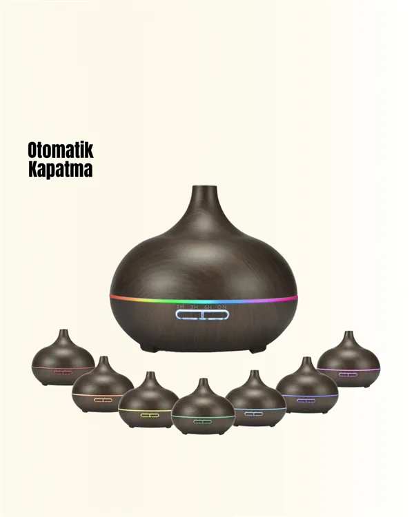 550 ml Ultrasonik Yağ Difüzörü ve Soğuk Buhar Nemlendirici