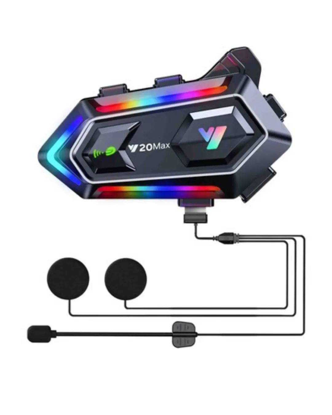 Kablosuz Bluetooth Motosiklet Kask İntercom IPX6 Su Geçirmez