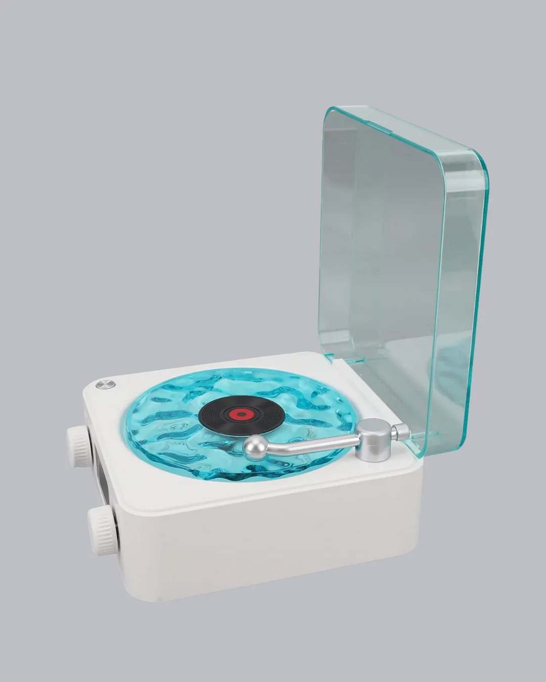 Gece Lambası Stereo Bluetooth Hoparlör Dijital Saatli Vintage Tasarım Çok Fonksiyonlu