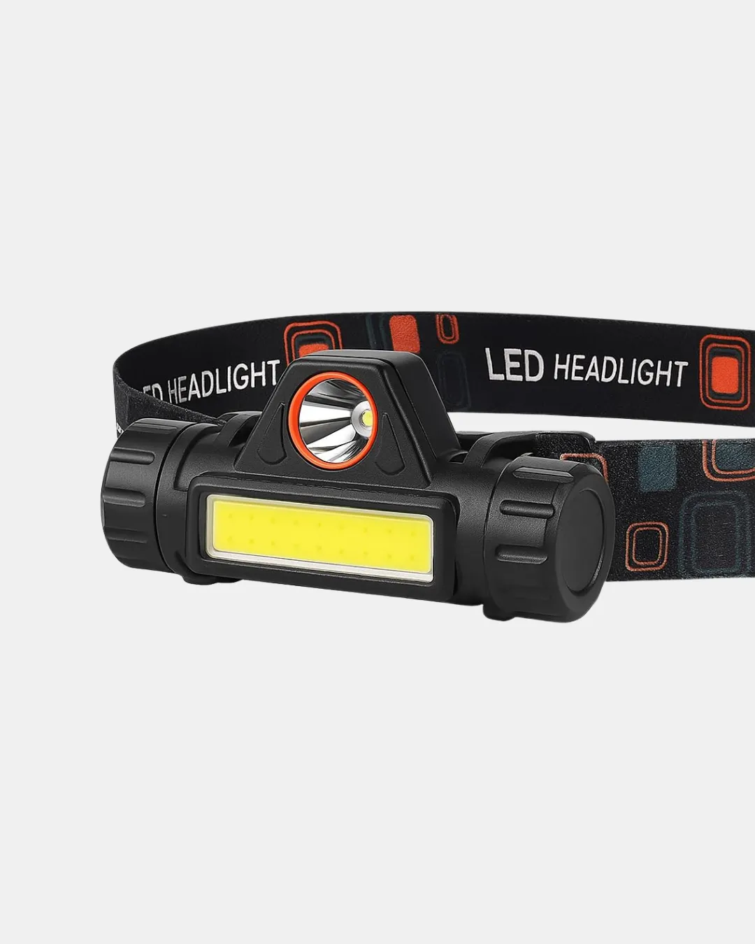 Profesyonel Şarjlı LED Kafa Lambası – Uzun Mesafe + Ortam Aydınlatması