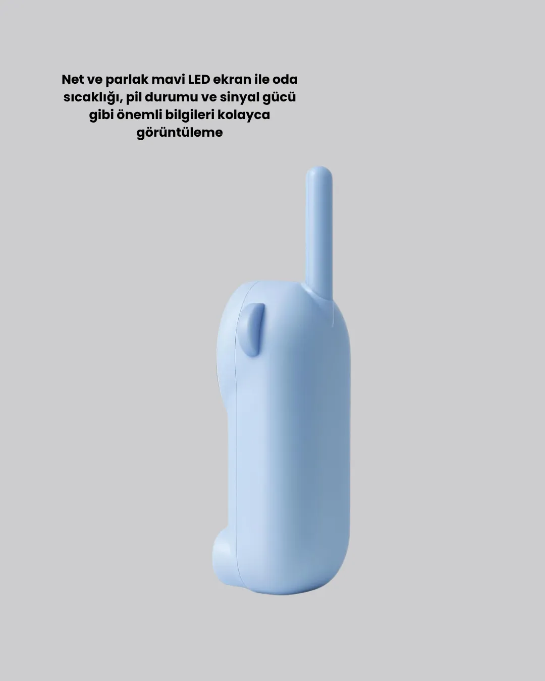 LCD Ekranlı Çocuk Telsizi – İki Yönlü Ses, 1-3 km Çekim Mesafesi