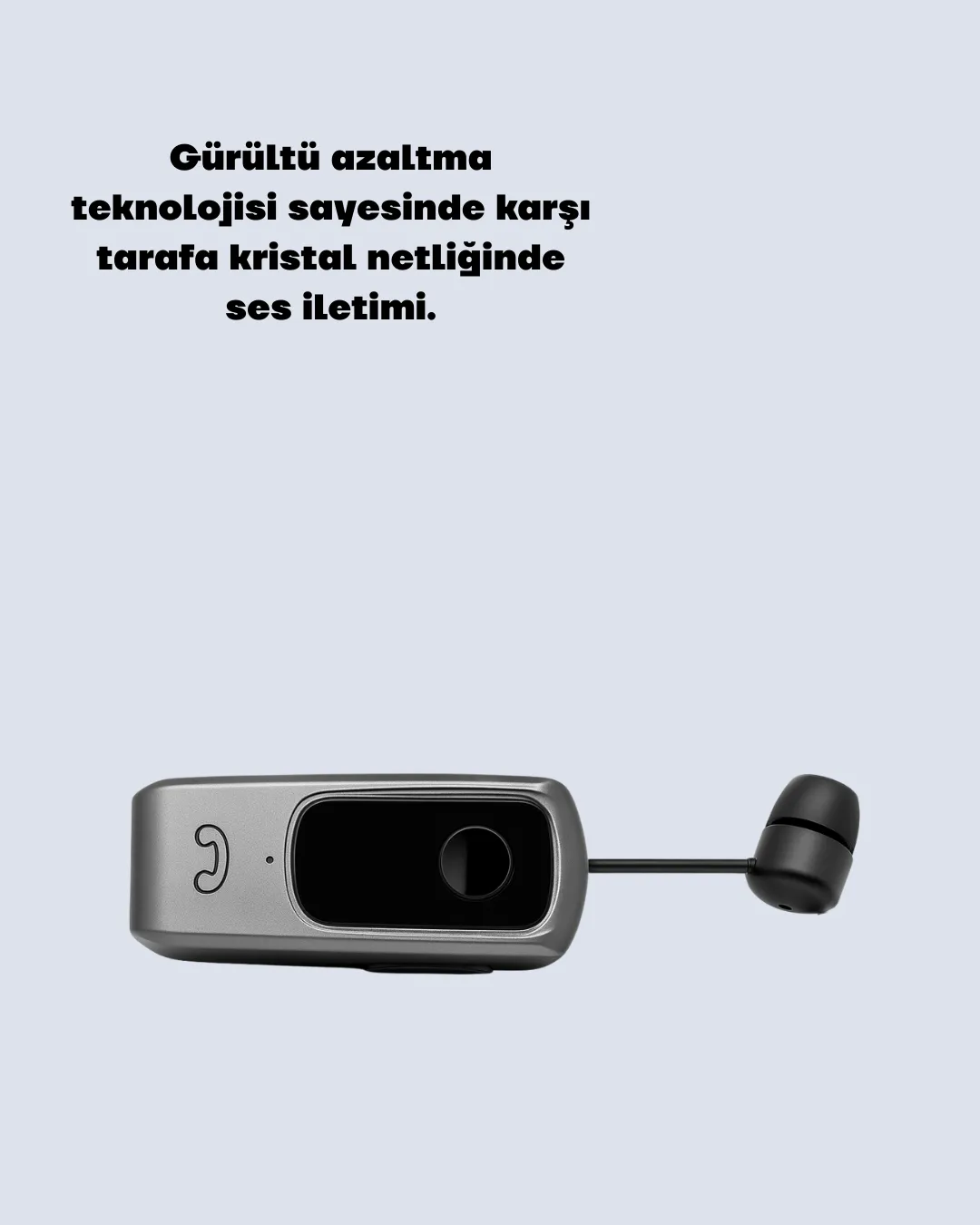 Geri Çekilebilir Kablolu Bluetooth İş Kulaklığı