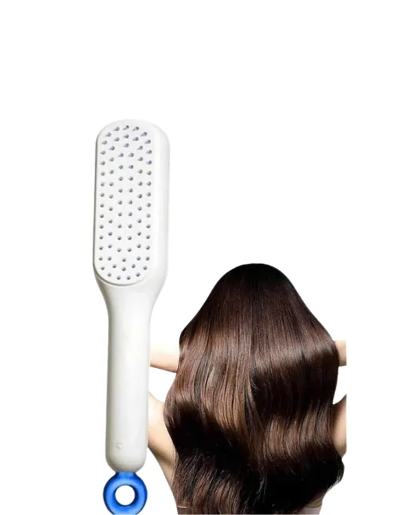 Kendini Temizleyen Hava Yastıklı Saç Tarağı – Düğümsüz Tarama