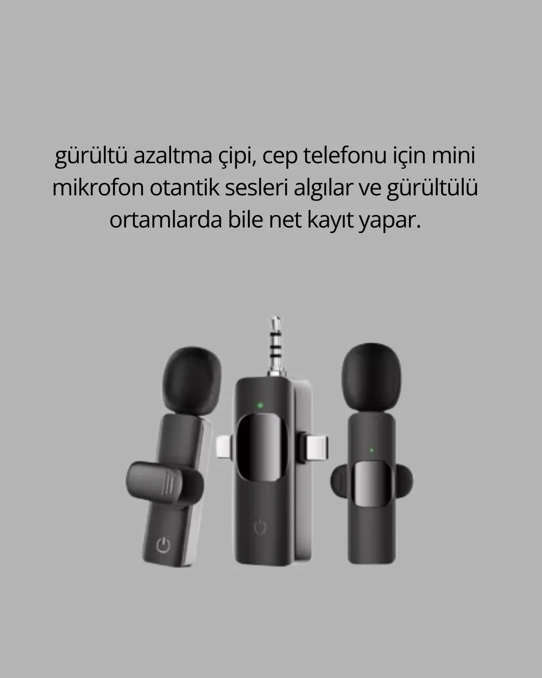 Çok Yönlü Mikrofon - Net Ses, Uzun Pil