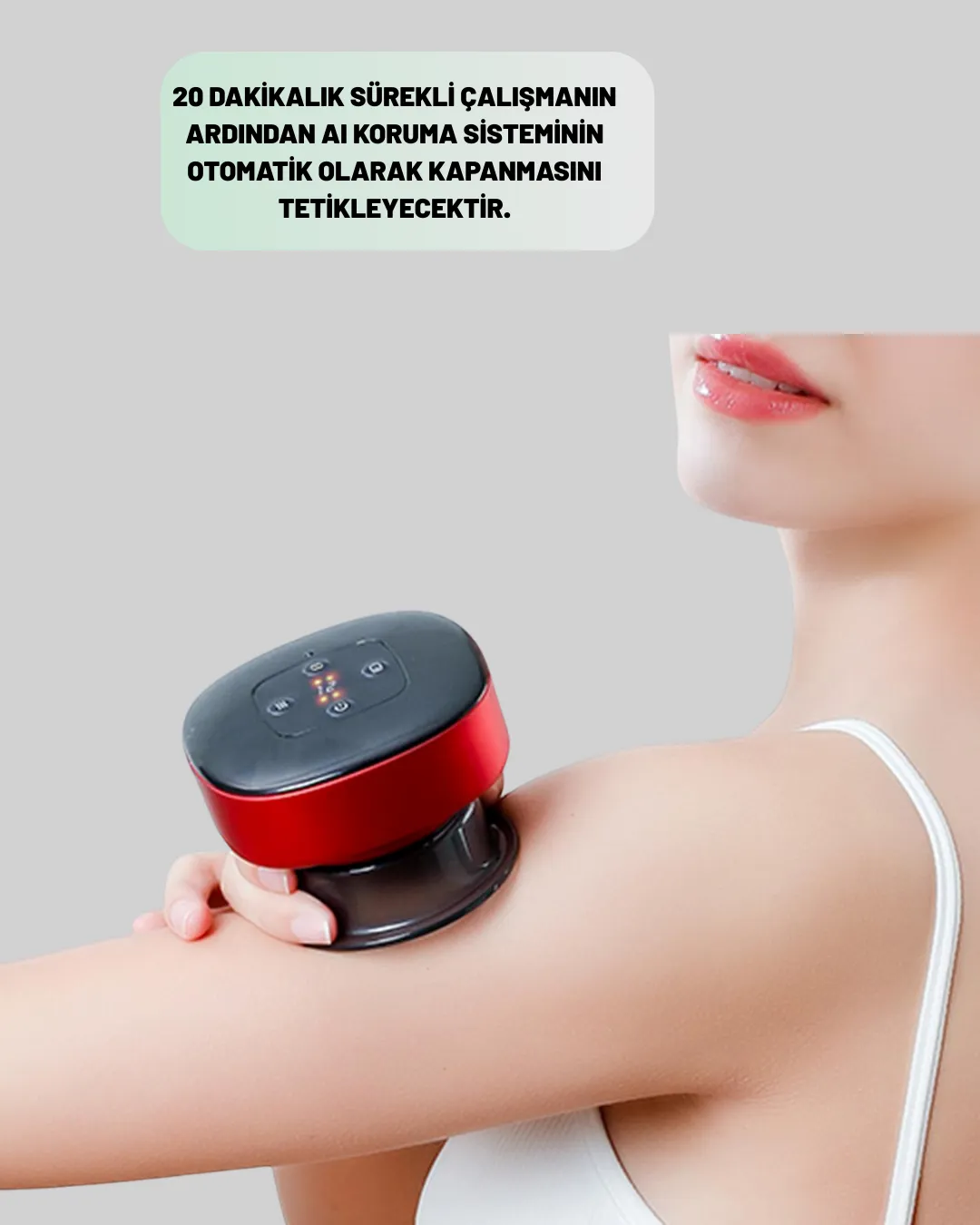 Akıllı Vakumlu Kupa Masaj Cihazı Ağrı Giderici ve Rahatlatıcı Terapi