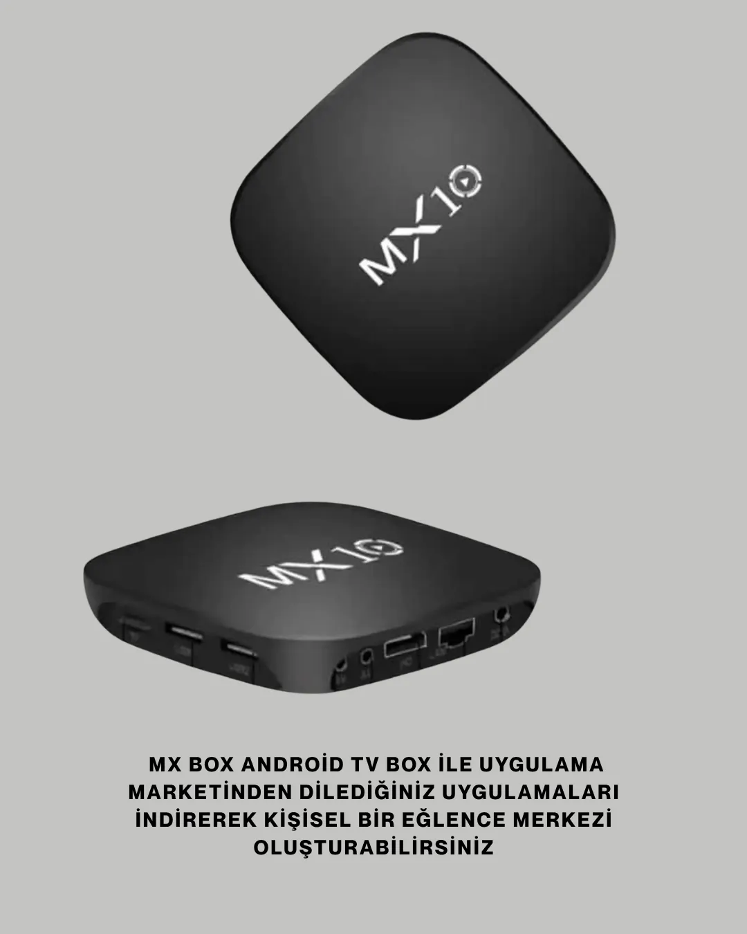 4K Medya Kutusu HDMI-USB Bağlantılı Android TV Çözümü