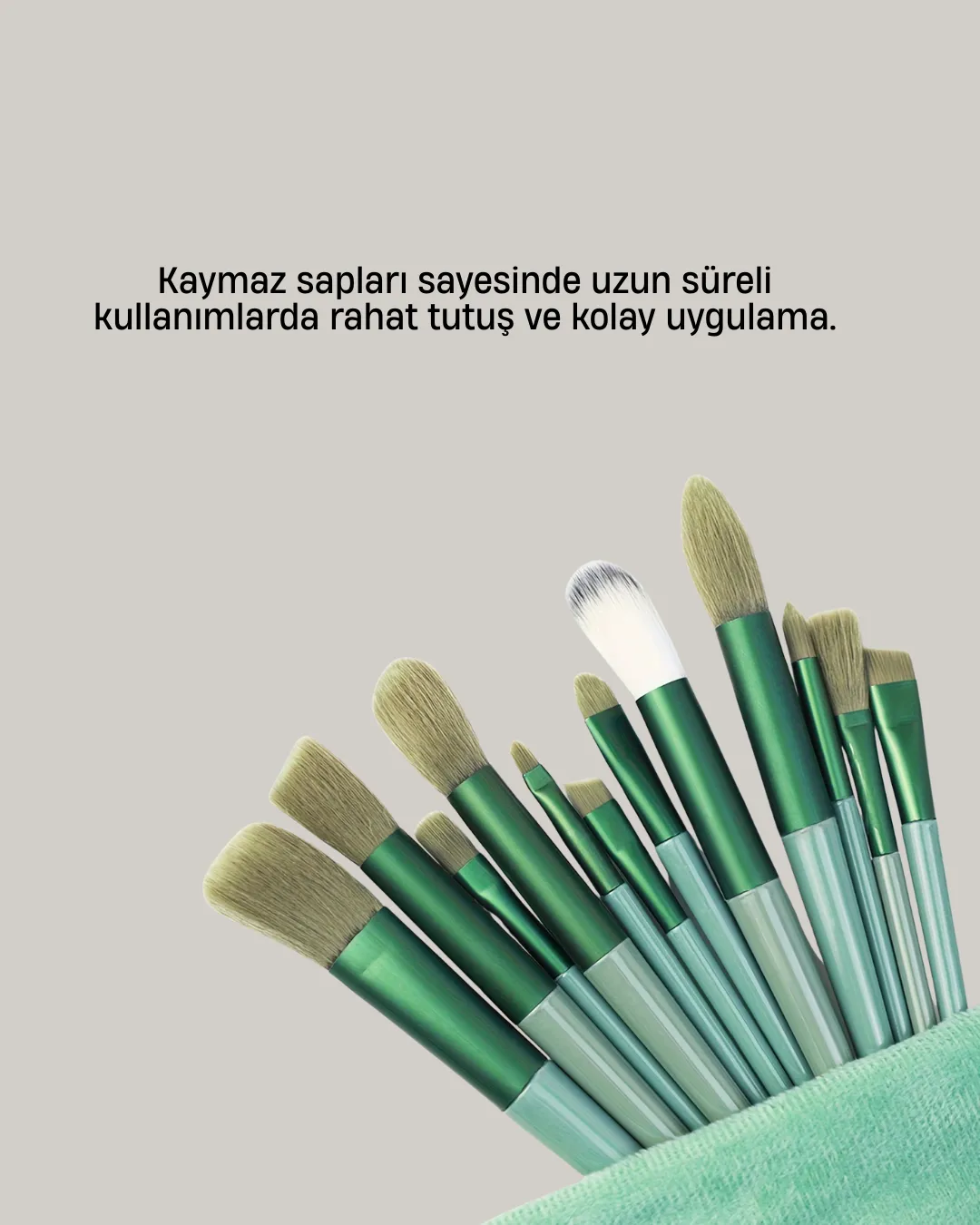 Profesyonel Makyaj Fırça Seti Yumuşak Kıllı Taşınabilir Çantalı