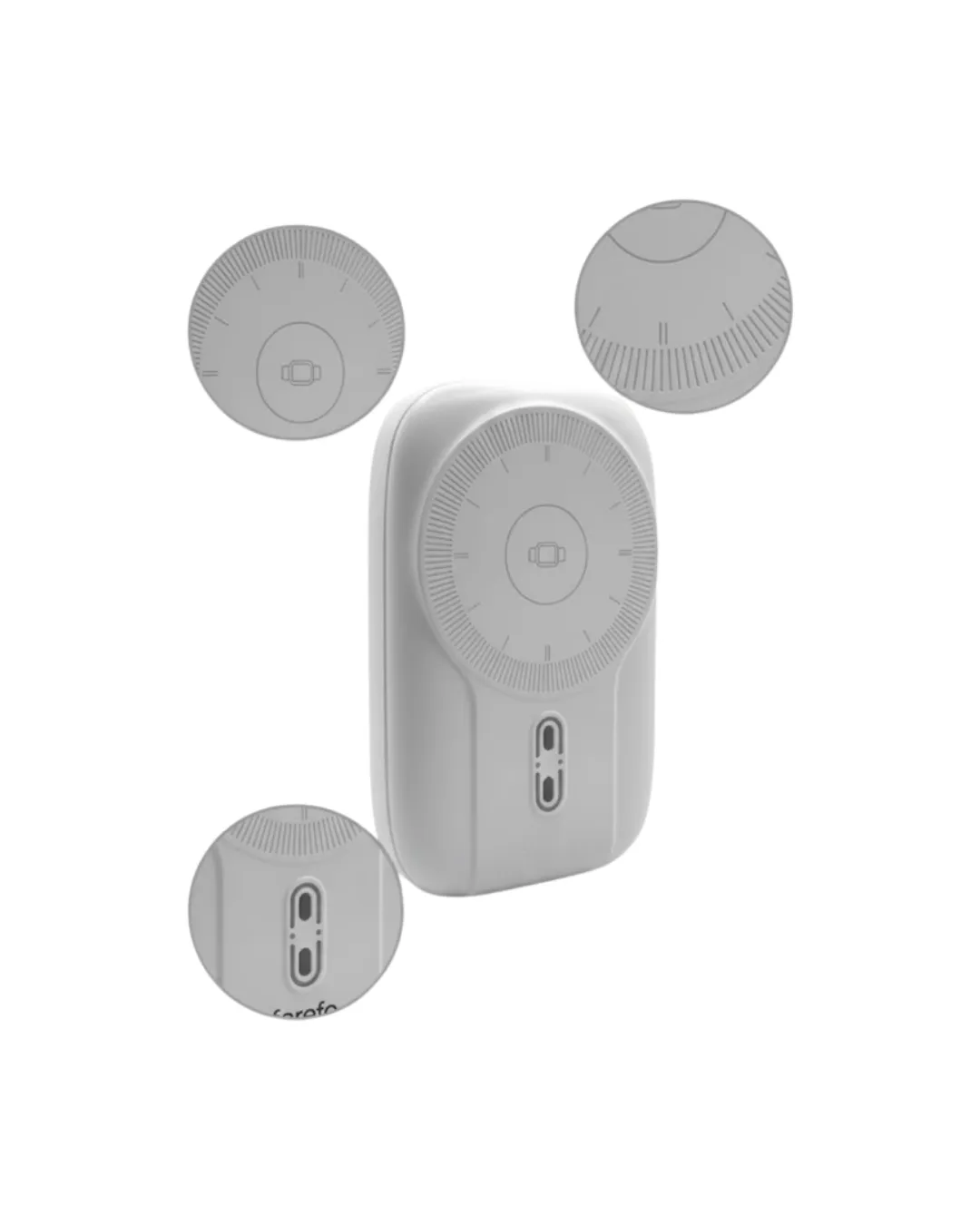 Kablosuz ve Kablolu Şarj Destekli 10000 mAh Taşınabilir Powerbank