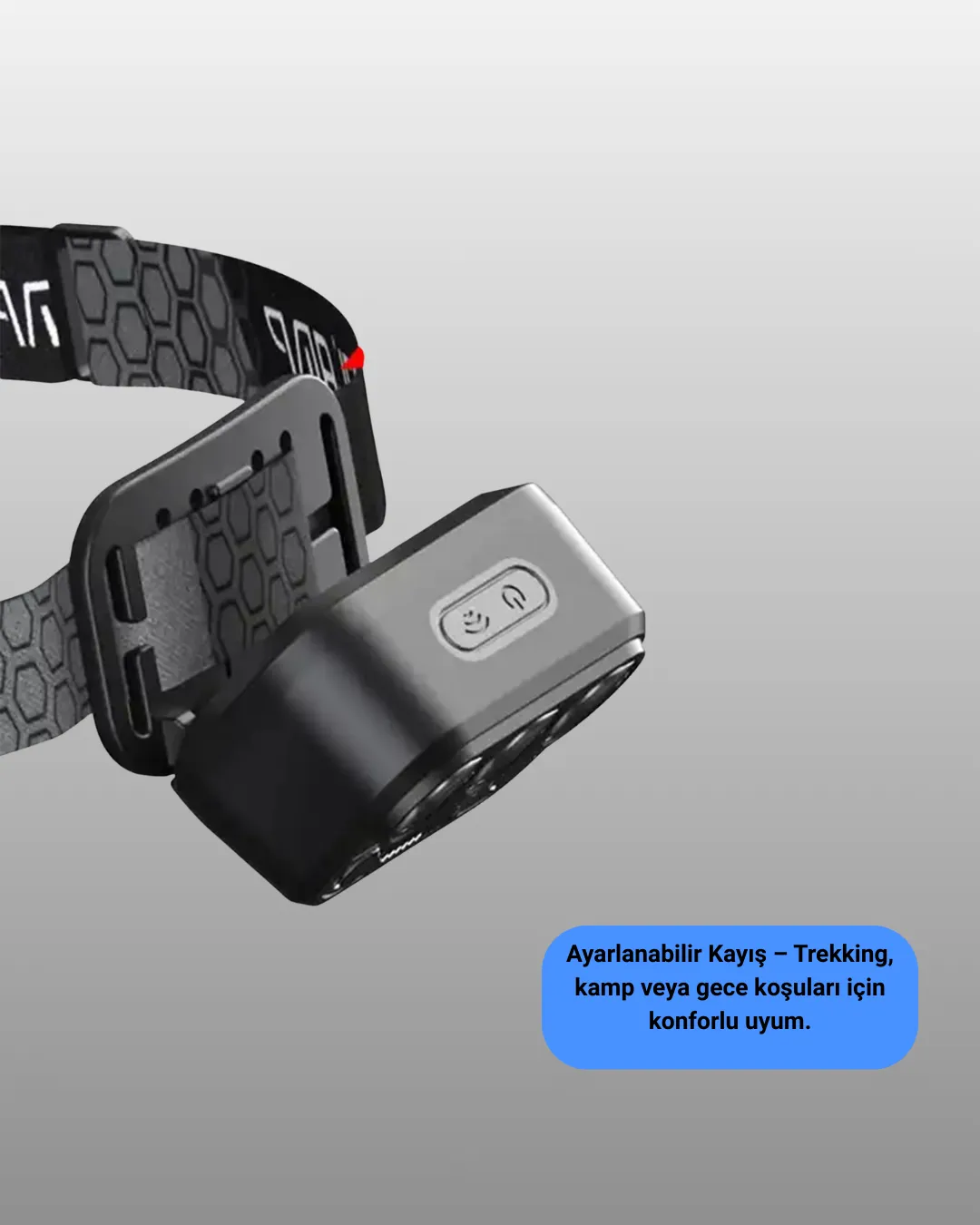 Kamp ve Trekking İçin Sensörlü LED Kafa Lambası