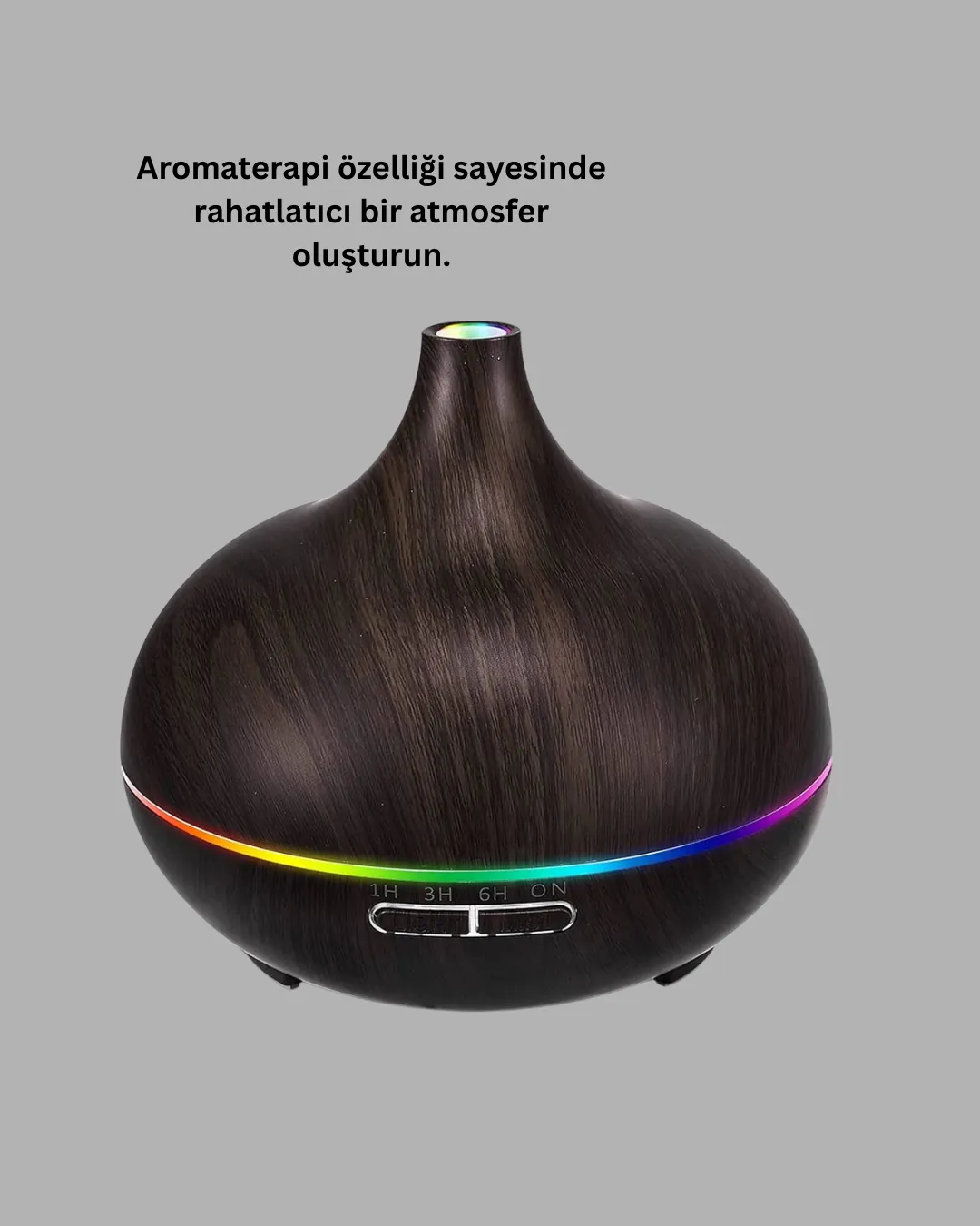 550ML Ultrasonik Hava Nemlendirici ve Aromaterapi Difüzörü