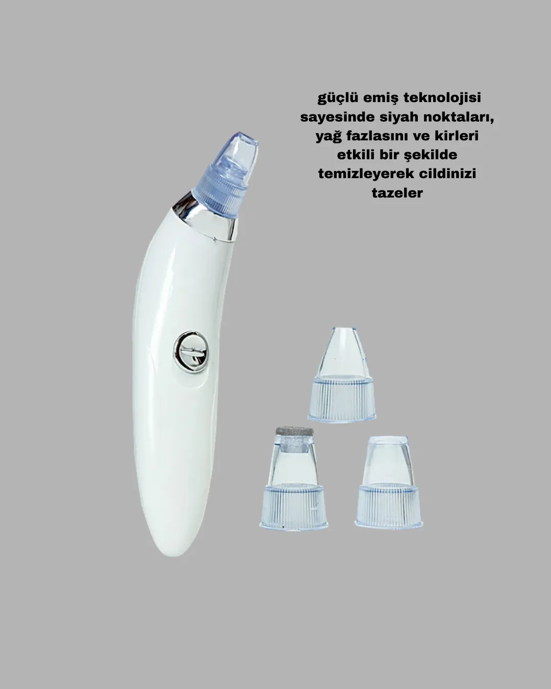 Evde Profesyonel Cilt Bakımı Dermaroller + Siyah Nokta Temizleyici Setı