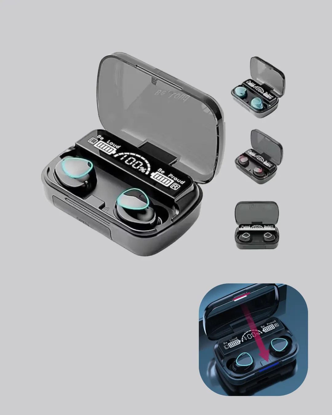 Kablosuz Bluetooth Kulaklık 5.1 Uzun Pil Ömrü Gürültü Engelleme