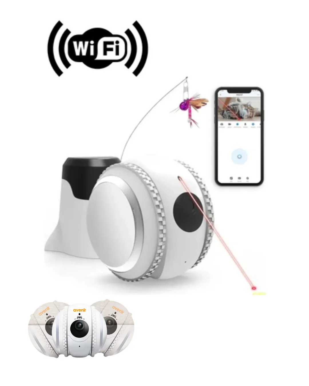 Evcil Hayvan ve Bebek Takip Kamerası Otomatik Şarj ve Muhafız Modu