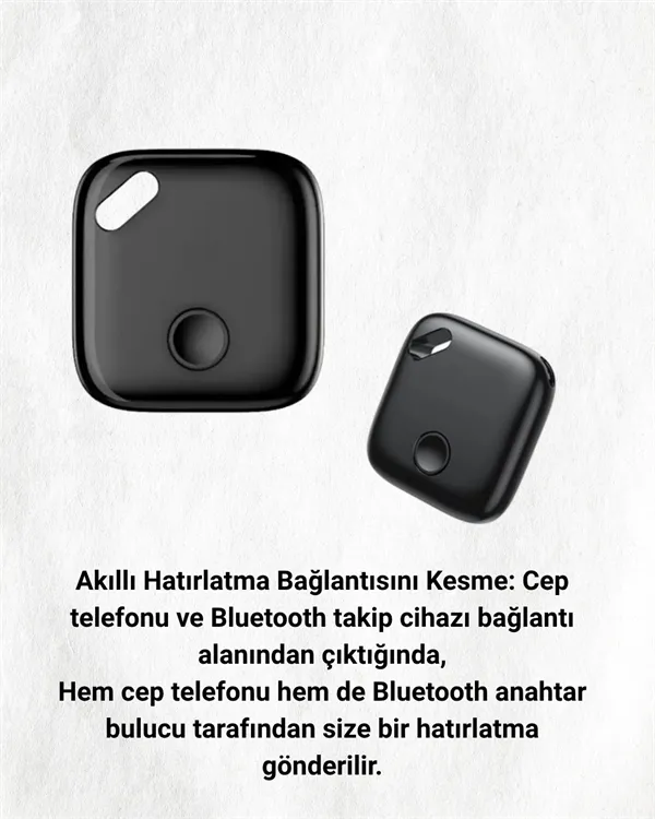 Bluetooth Destekli Akıllı Takip Cihazı | Mobil Uygulama Kontrollü | Kaybolan Eşyalar İçin Konum Bulma Teknolojisi