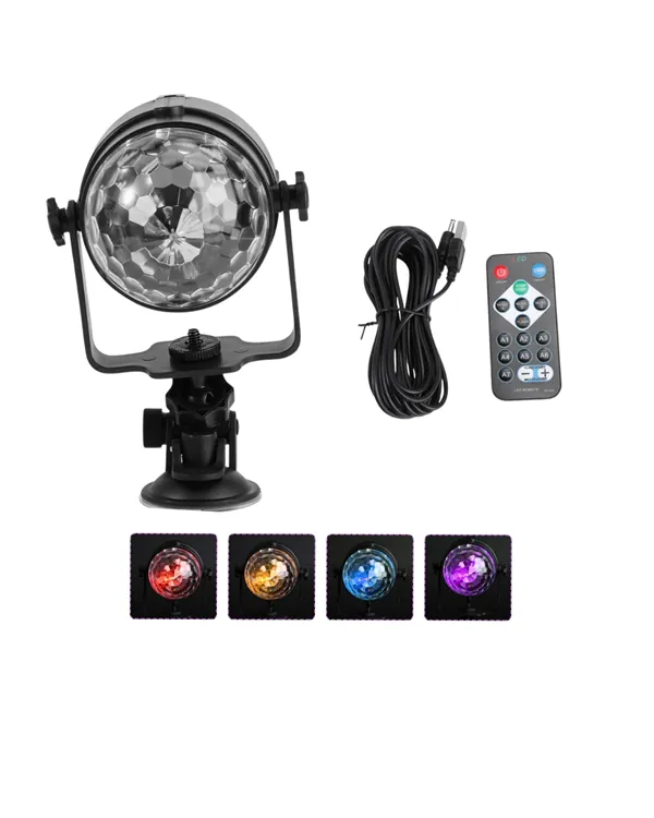 Taşınabilir ve Dayanıklı Plastik Kristal LED Disko Işığı