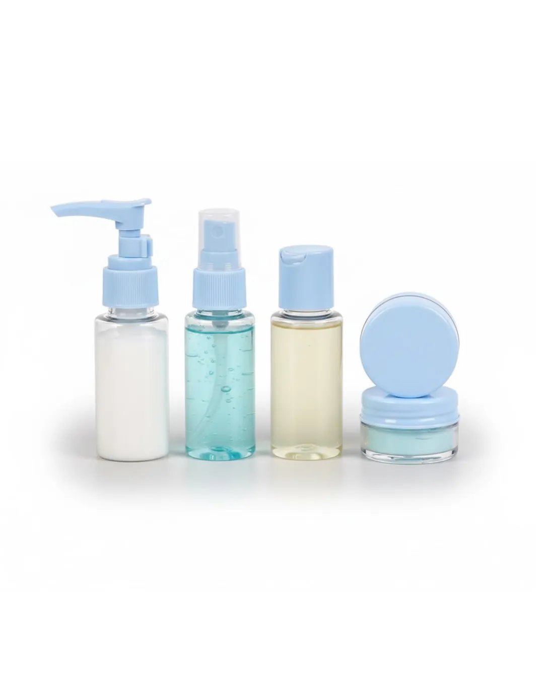 Taşınabilir 5 Parça Seyahat Kozmetik Seti 30 ml Sızdırmaz