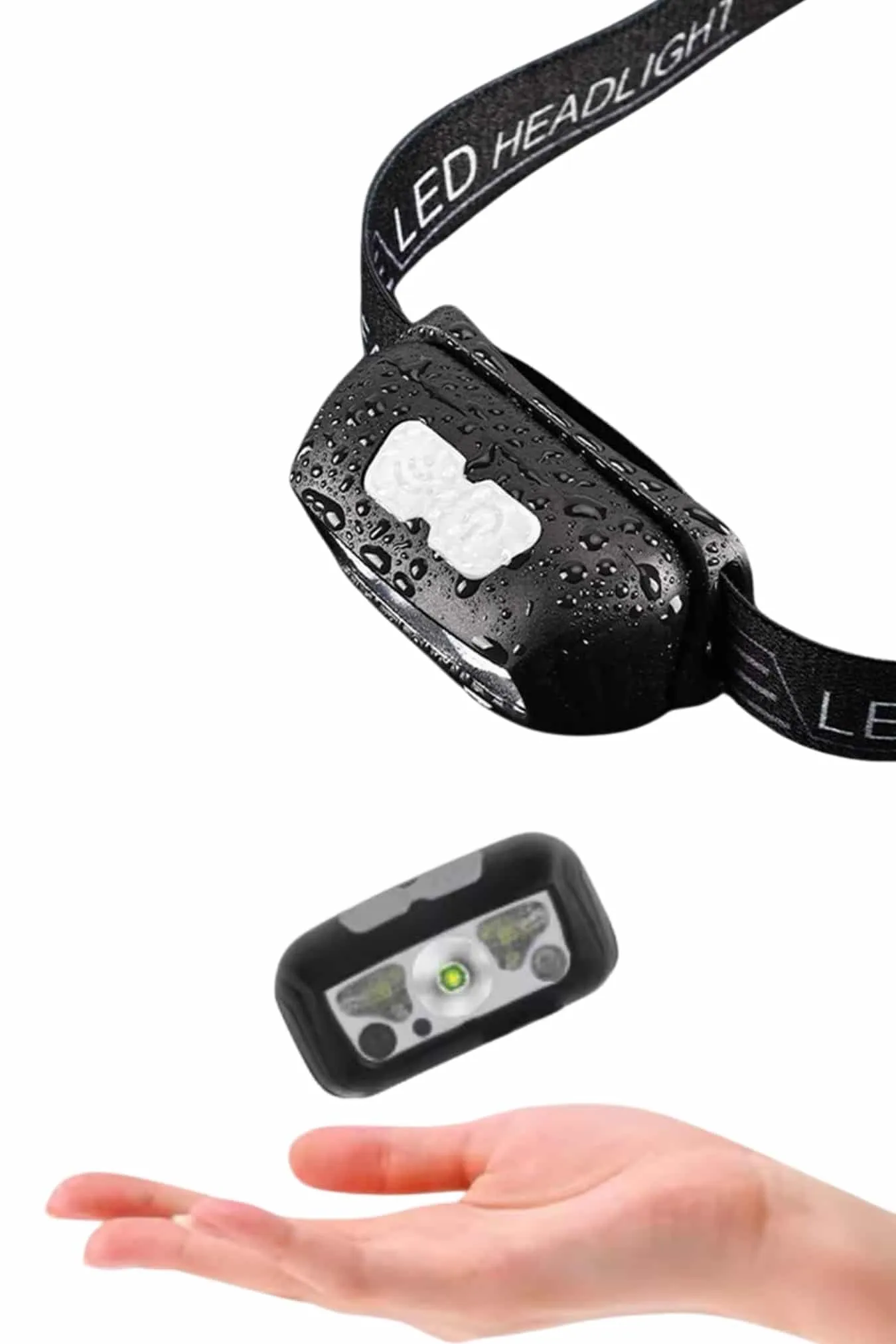 Kamp Lambası Kafa Feneri Kafa Lambası Ayarlanabilir Sensörlü Şarjlı