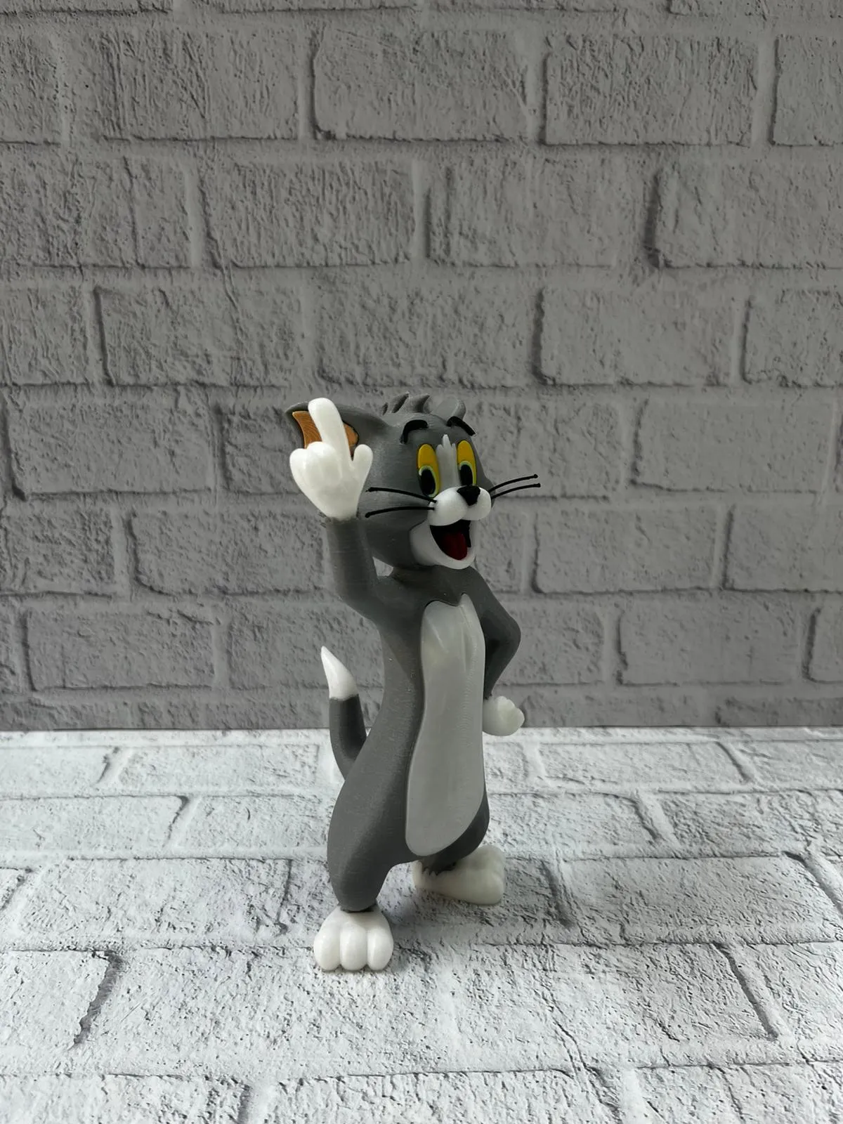 Tom Kedi Biblo 22 cm Hediyelik Dekoratif Ev Ofis Aksesuarı