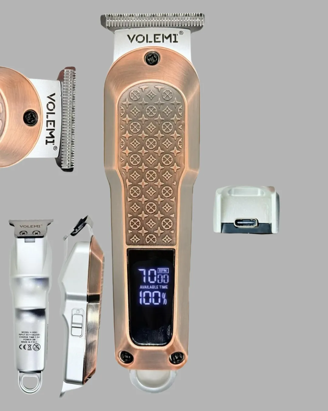 Profesyonel Saç Tıraş Makinesi – 7000RPM Güçlü Motor ve 4 Kademeli Ayar