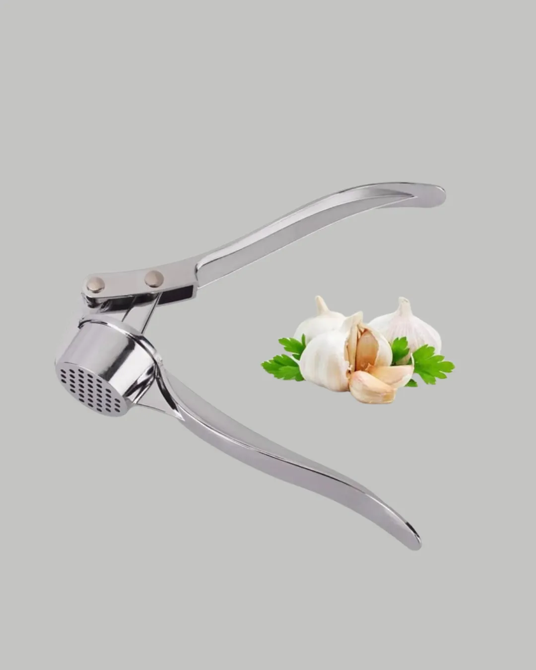 Metal Sarımsak Ezici Ergonomik Tutma ve Güçlü Presleme