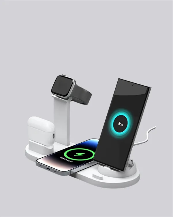 iPhone, Apple Watch ve AirPods ile Uyumlu 4'ü 1 Arada Şarj Ünitesi – Tüm Apple Cihazları Tek Noktada