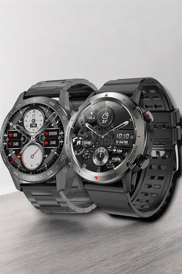 Çift Kordonlu Yüksek Çözünürlüklü Akıllı Saat Uyku İzleyici & Spor Modları