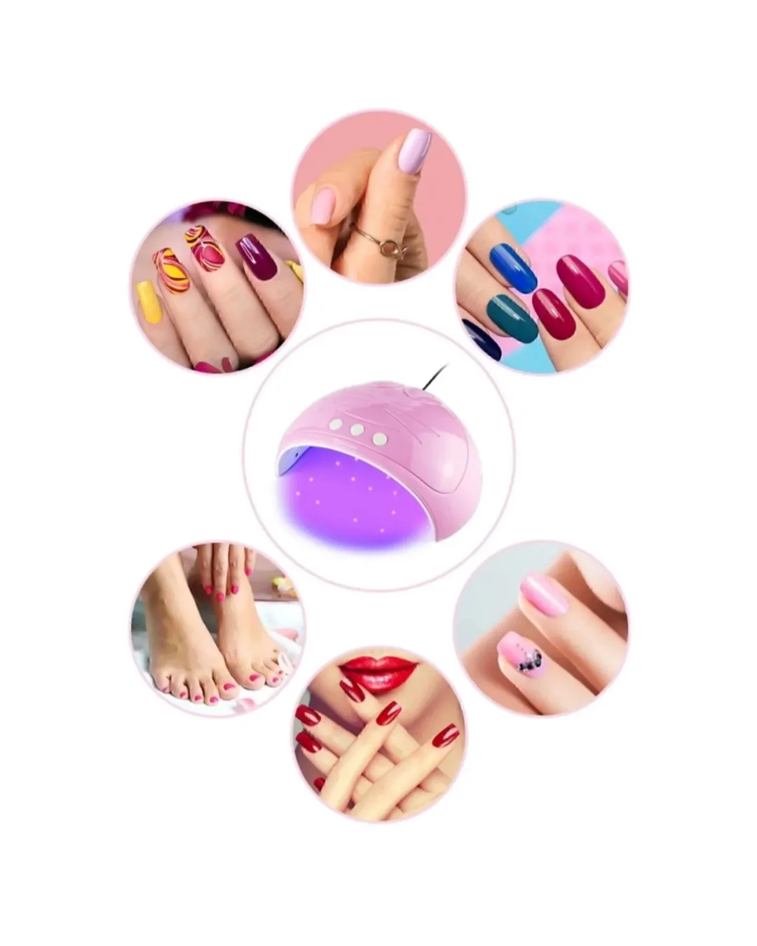 Ev Tipi Manikür İçin Ultraviyole LED Oje Kurutucu