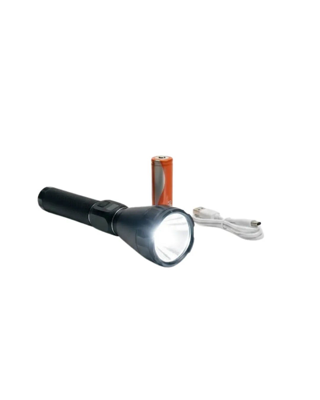 Yüksek Güçlü LED El Feneri Şarjlı 6000 Lümen Acil Durum Seti