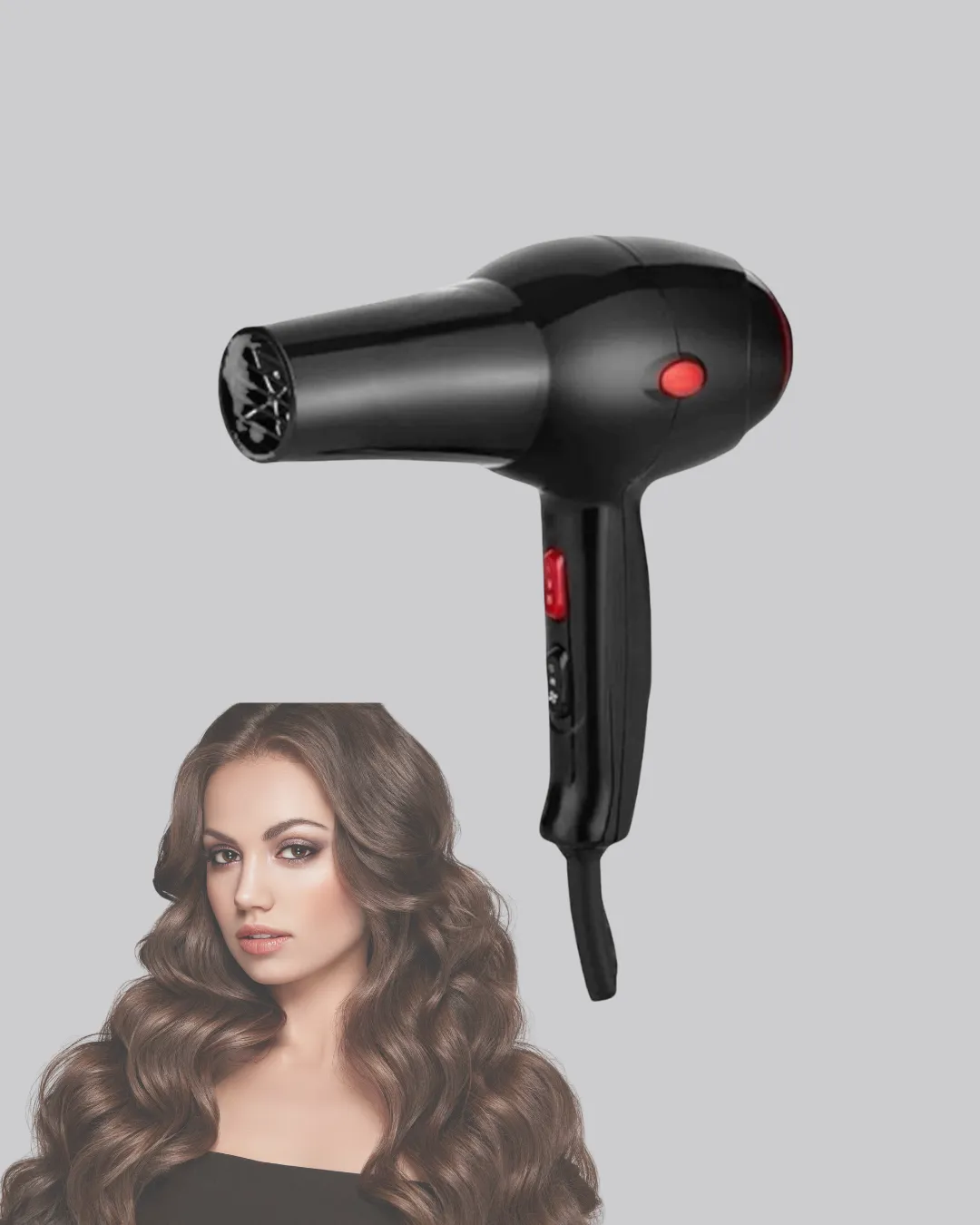 2200W Fön Makinesi – Profesyonel AC Motor, Soğuk ve Sıcak Üfleme