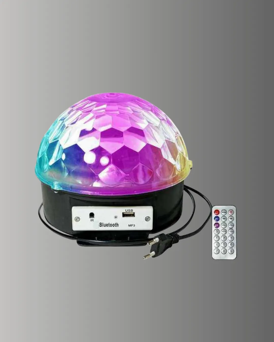 Taşınabilir RGB Disko Topu Bluetooth ve Uzaktan Kumanda Özellikli