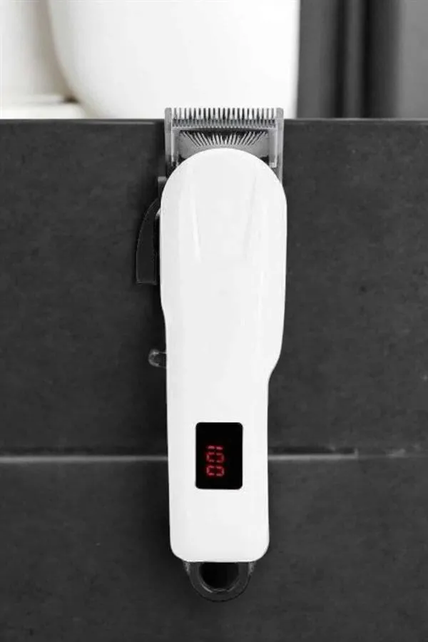 Tıraş Makinesi Profesyonel Saç Ve Sakal Kesme Milim Ayarlı Dijital Göstergeli