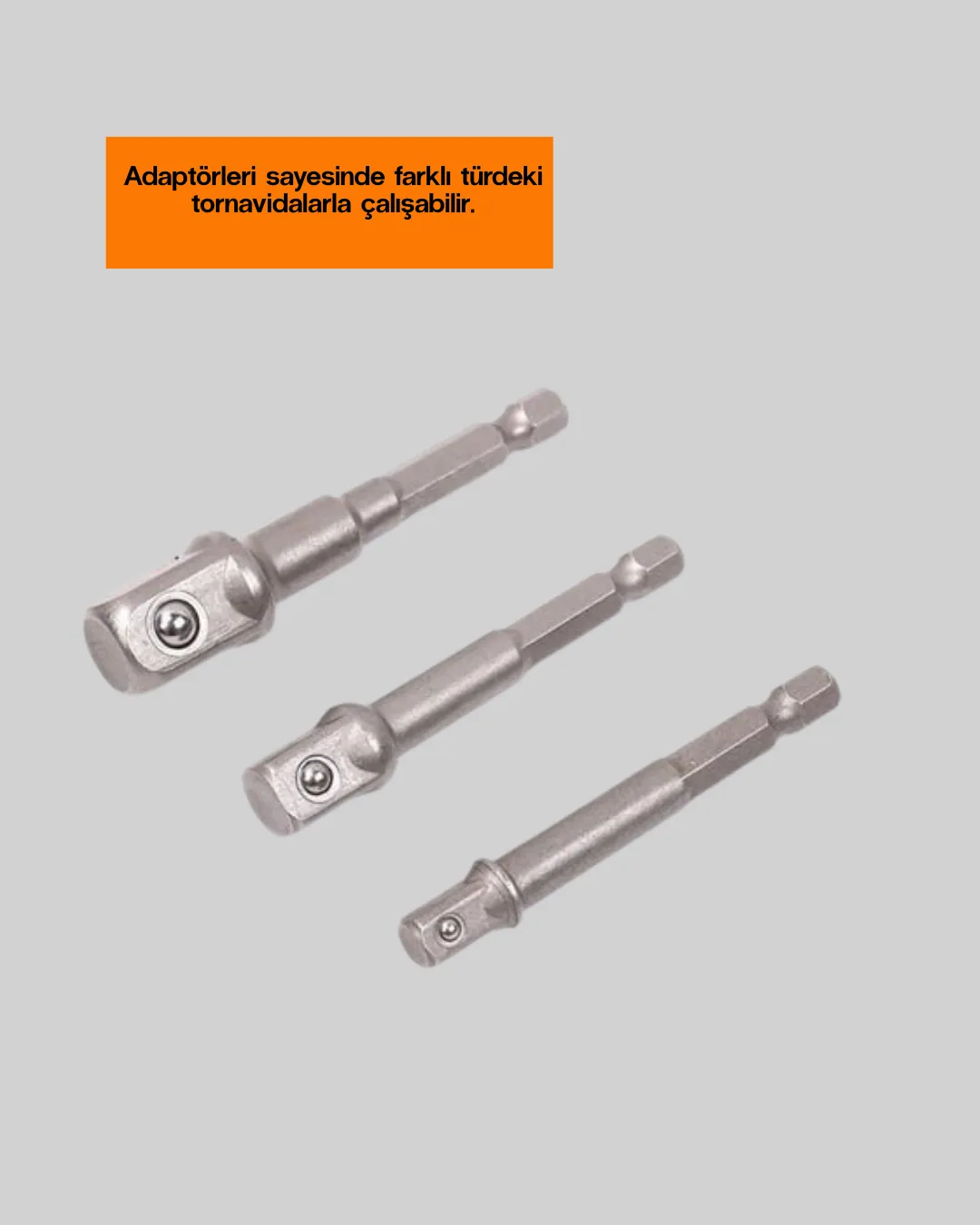 Ergonomik 16 Parça Bits Tornavida Uç ve Adaptör Seti