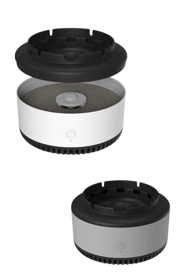 Elektronik Akıllı Küllük Hava Temizleyici Kokusuz Kül Tablası Anti-Duman