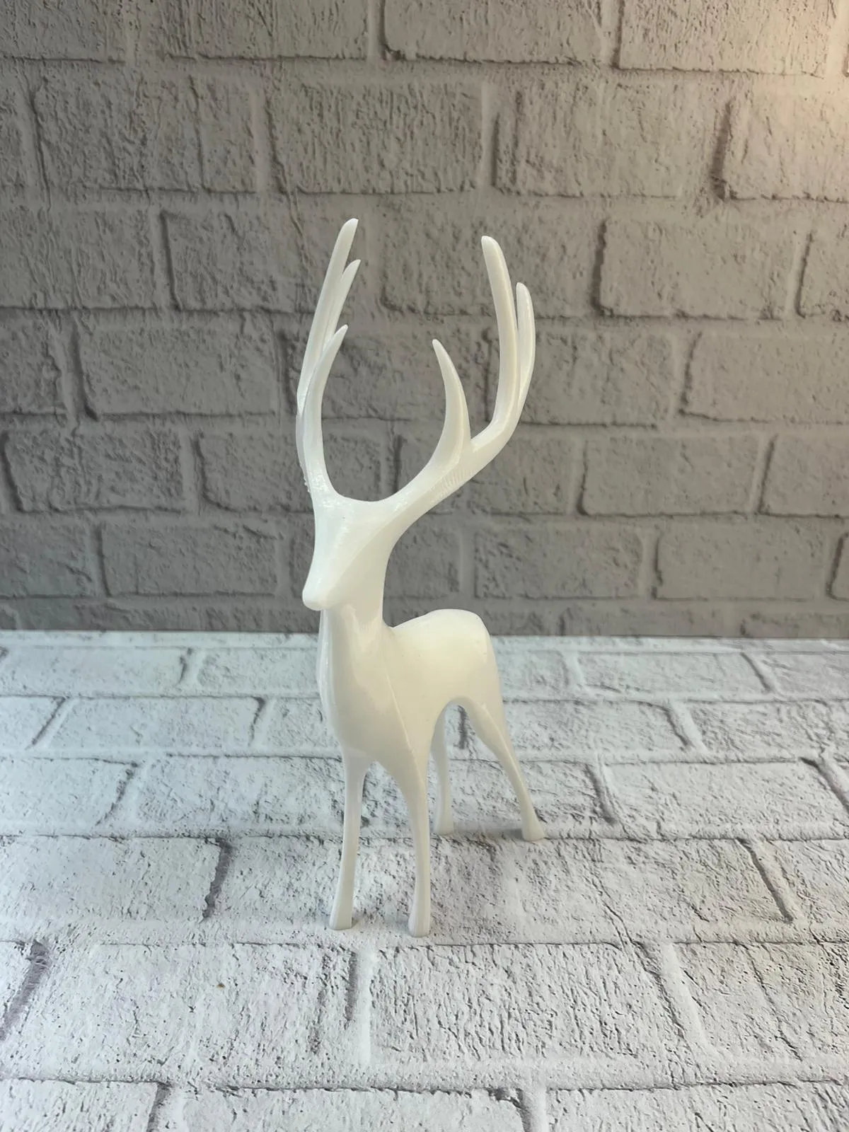 GEYİK FİGÜRÜ BEYAZ