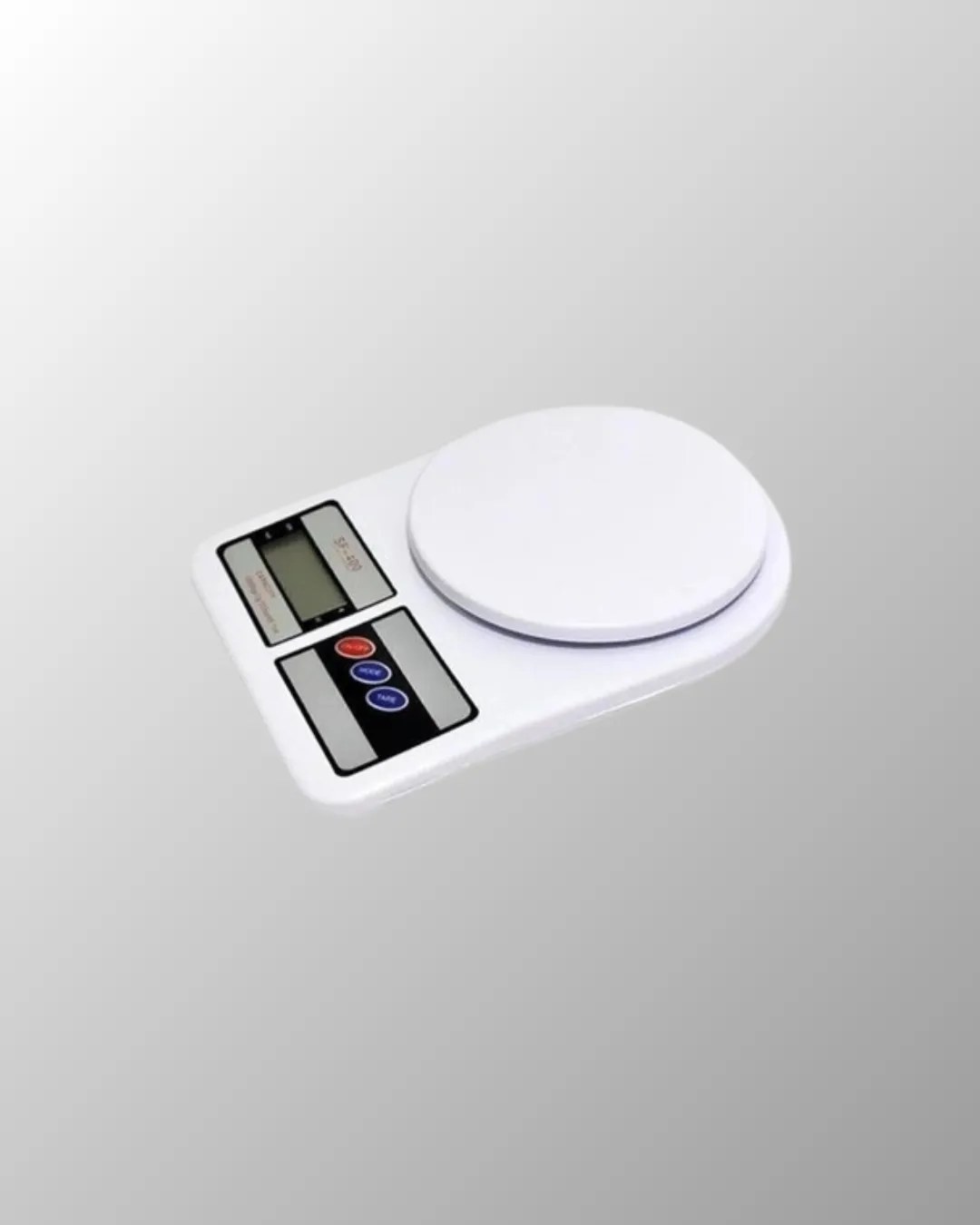 Beyaz Plastik Dijital Mutfak Tartısı – 24x16.8x1.5cm