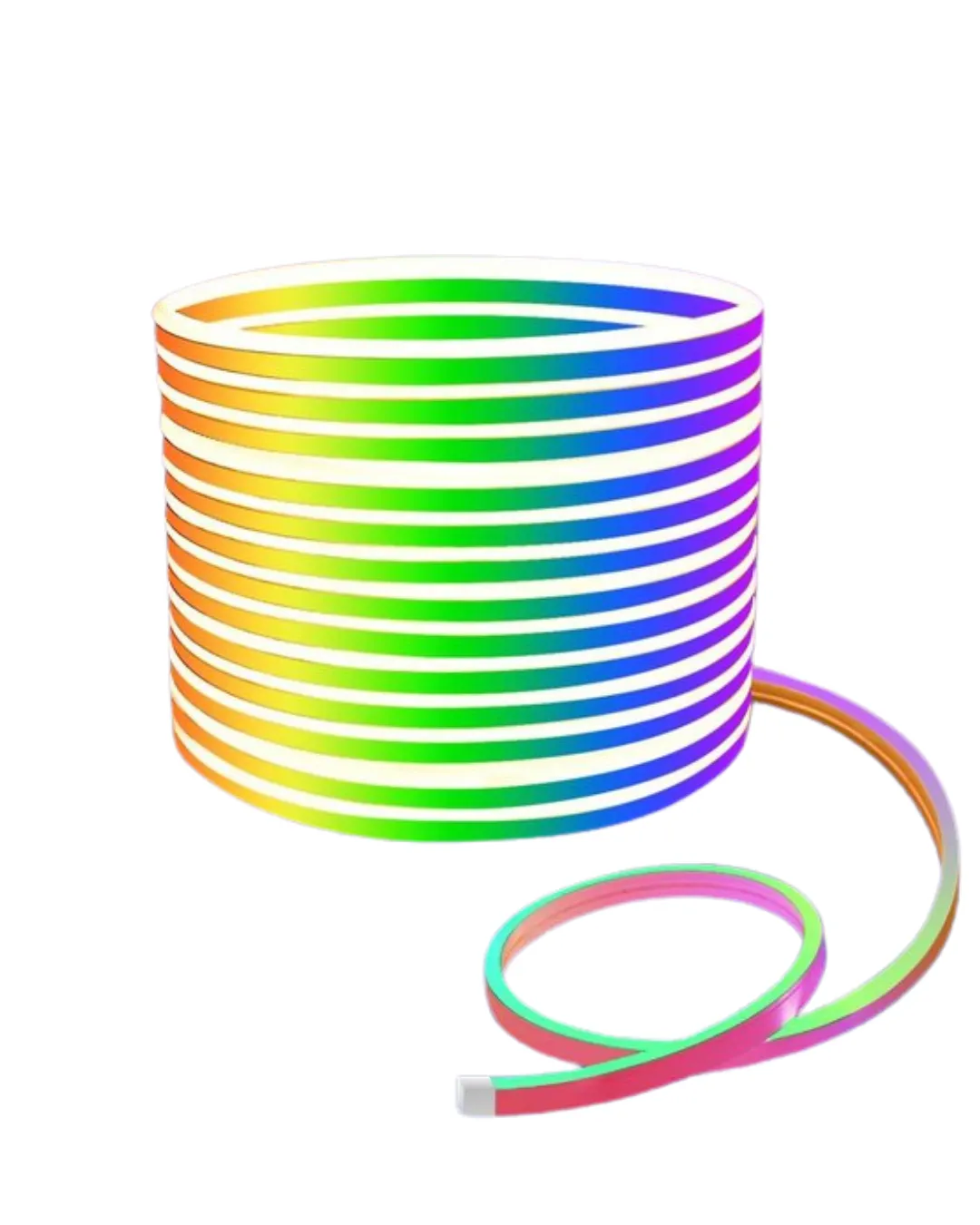 3 Metre RGB Akıllı Neon LED Şerit Işık Telefon ve Kumanda Kontrollü Ambiyans Aydınlatma