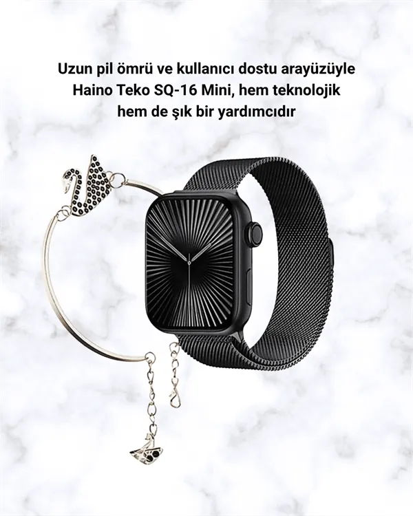 SQ-16 Mini Series 10 Akıllı Saat | Spor Modları, Bildirim ve Müzik Kontrolü