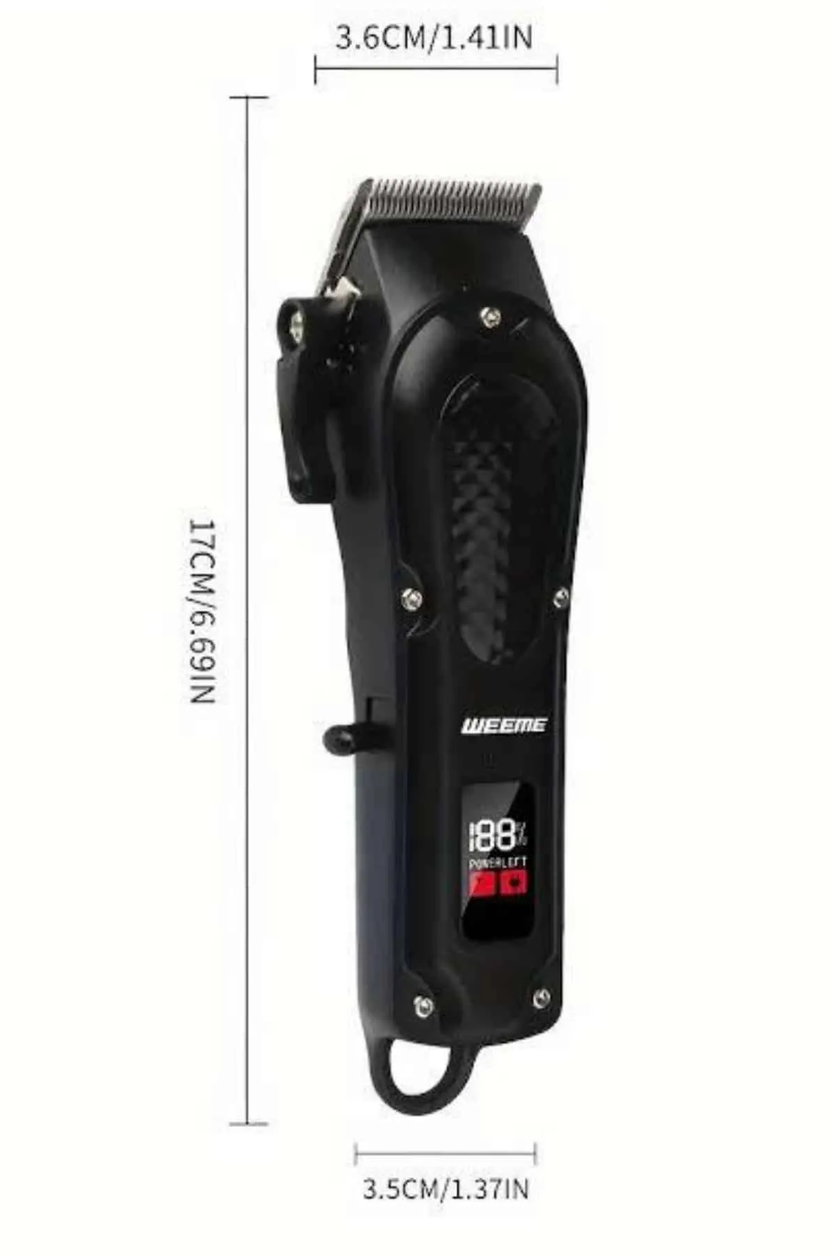 Profesyonel Saç Kesme Aleti Dijital Saç Sakal Tıraş Makinesi Uzun Ömürlü