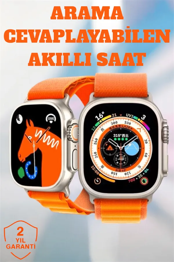 Uyku ve Nabız Takipli, Wireless Şarjlı Akıllı Saat Android ve iOS Uyumlu