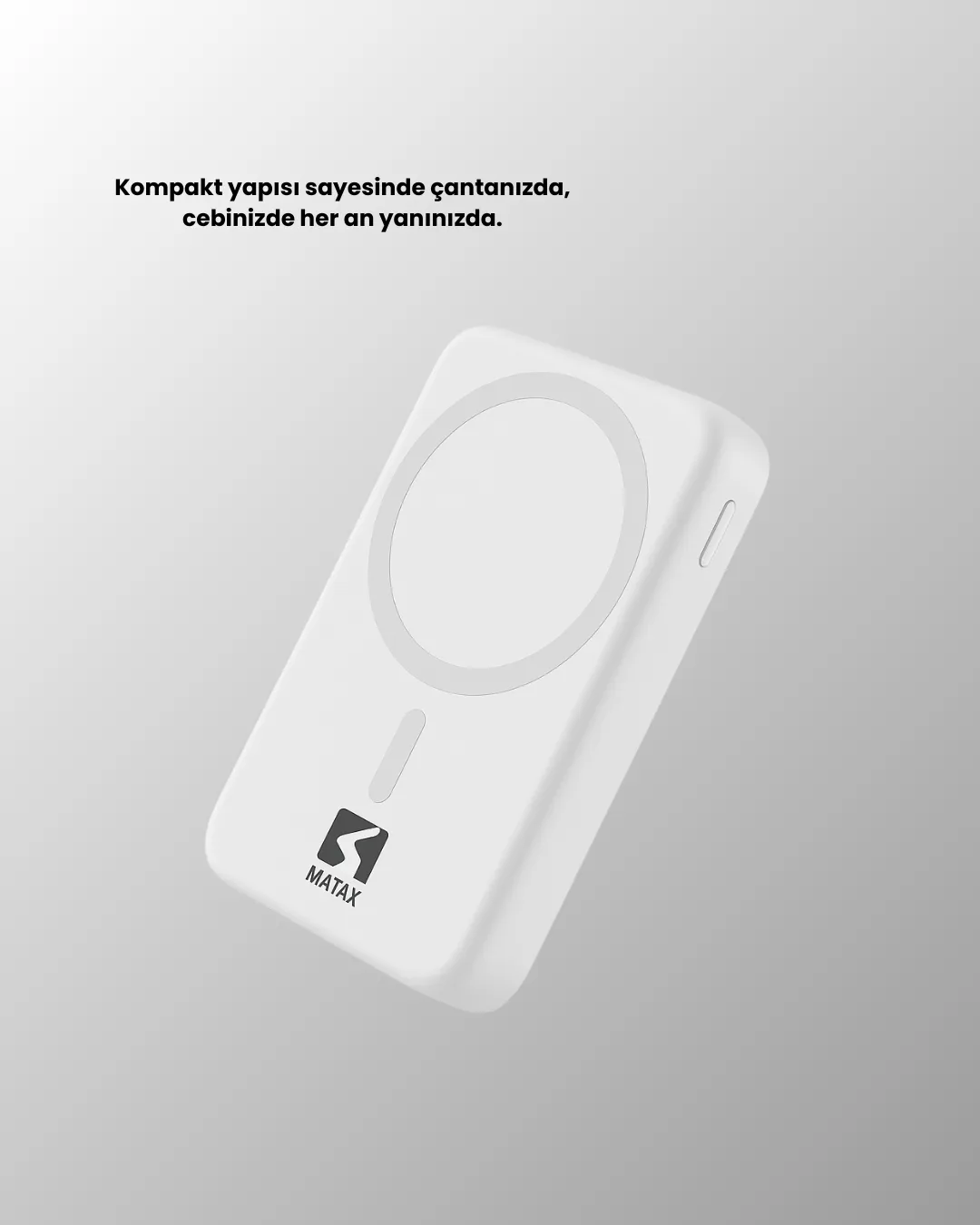 MagSafe Manyetik Powerbank – iPhone İçin Hızlı, Kablosuz ve Güvenli Şarj