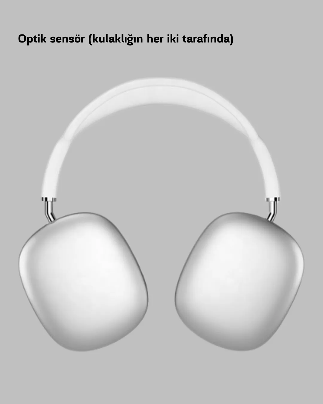 Bluetooth 5.0 Kulak Üstü Kulaklık – Uzamsal Ses, Gürültü Engelleme, Ergonomik Tasarım