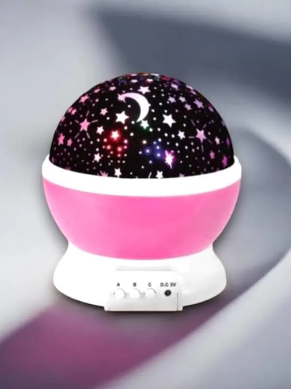 Dönen Renkli Gökyüzü Projektörlü Gece Lambası