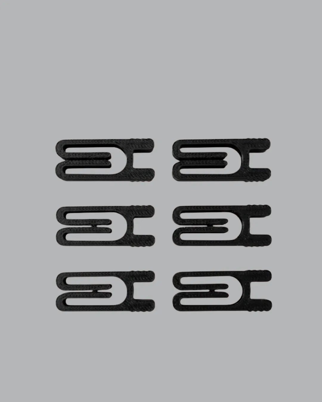 Tekrar Kullanılabilir Poşet Mandalı Siyah 6’lı Set