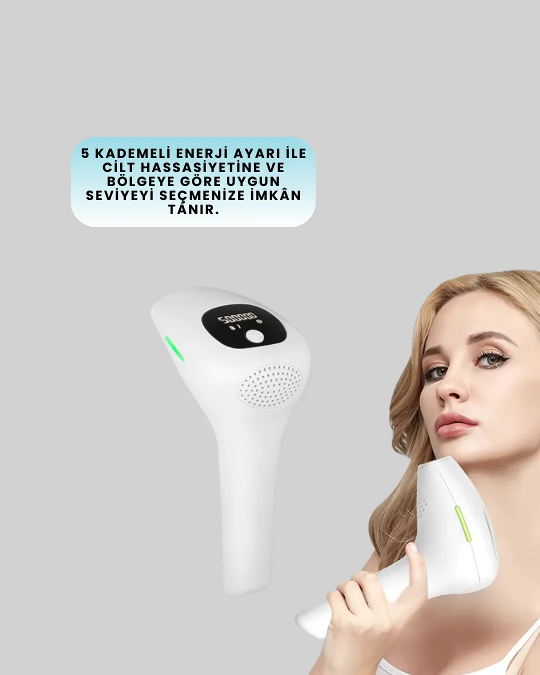 Hasuba HS-262 IPL Epilasyon Cihazı 5 Kademe 1M Atım